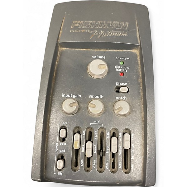 Used Fishman PROPLT101 Platinum EQ Pre With DI Acoustic Guitar Pickup