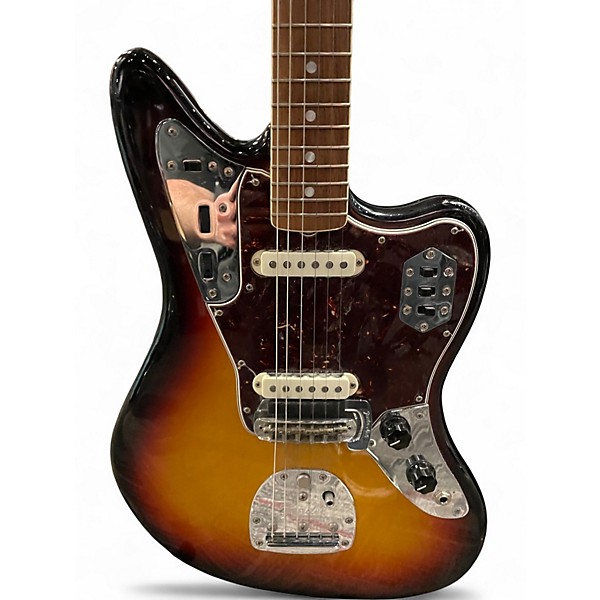 Used 2012 Fender American Vintage 1965 Jaguar 3 Color Sunburst Solid Body Electric Guitar