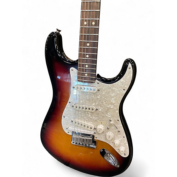 Used Fender VG Stratocaster 3 Tone Sunburst Solid Body Electric Guitar