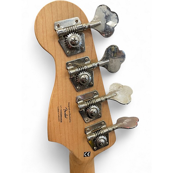 Used Squier Affinity Precision Bass Black Electric Bass Guitar