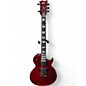 Used ESP LTD EC1000 splatted maple trans red Solid Body Electric Guitar thumbnail