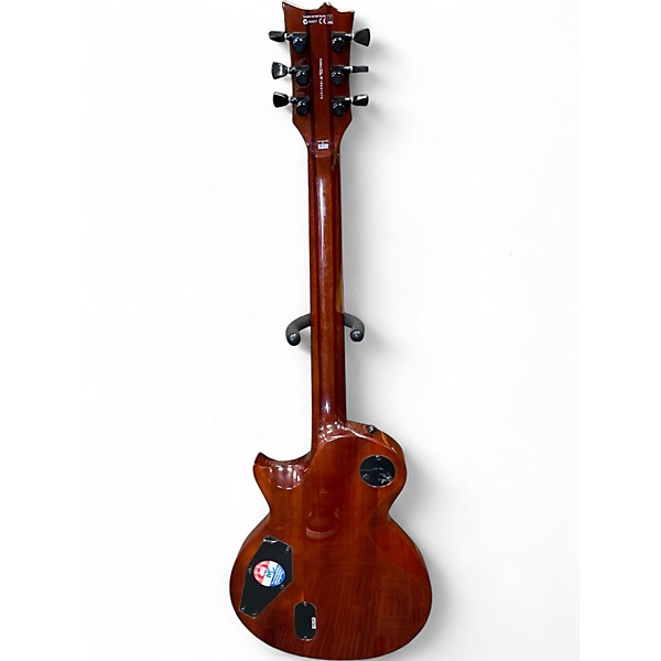 Used ESP LTD EC1000 splatted maple trans red Solid Body Electric Guitar