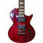 Used ESP LTD EC1000 splatted maple trans red Solid Body Electric Guitar