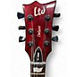 Used ESP LTD EC1000 splatted maple trans red Solid Body Electric Guitar