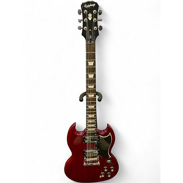 Used Epiphone SG Standard Cherry Solid Body Electric Guitar