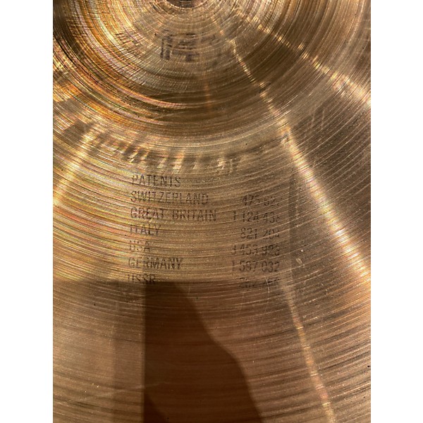 Used Paiste 14in Sound Edge Hi Hat Bottom Cymbal