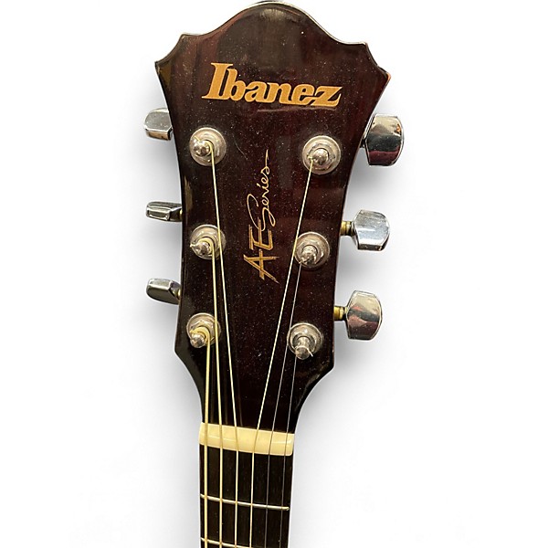 Used 1990s Ibanez AE300ECE Traditional Violin Acoustic Electric Guitar