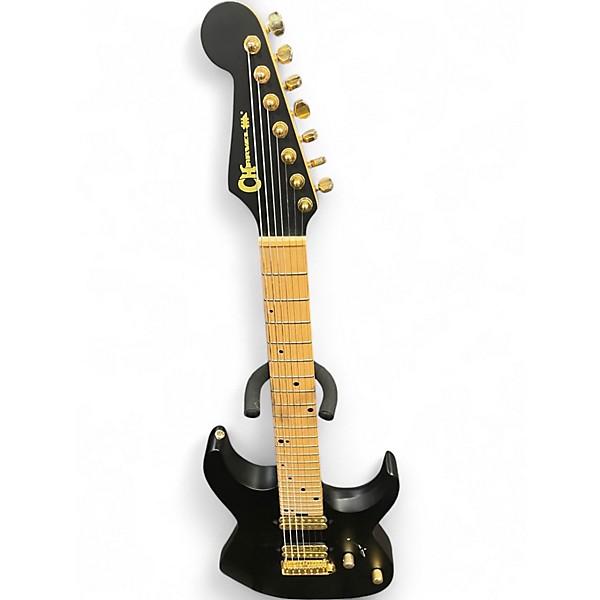 Used Charvel DK24-7 ANGEL VIVALDI Black Solid Body Electric Guitar