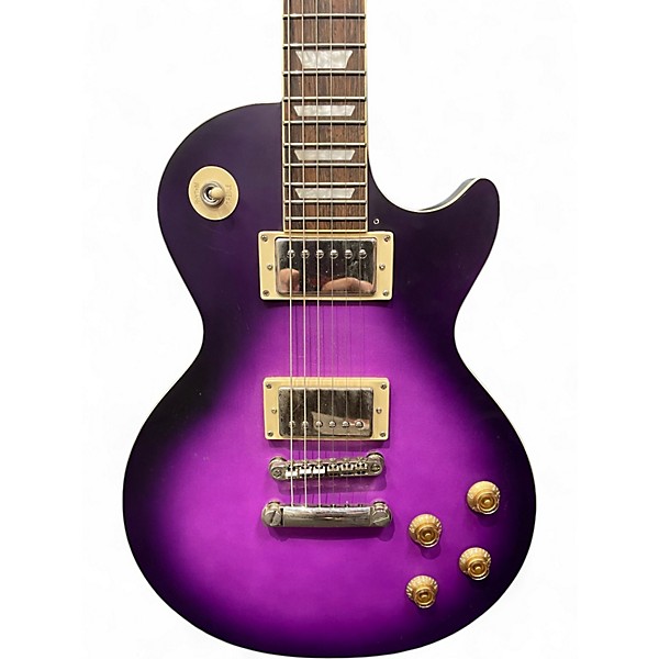 Used Epiphone Les Paul Classic Purple Burst Solid Body Electric Guitar