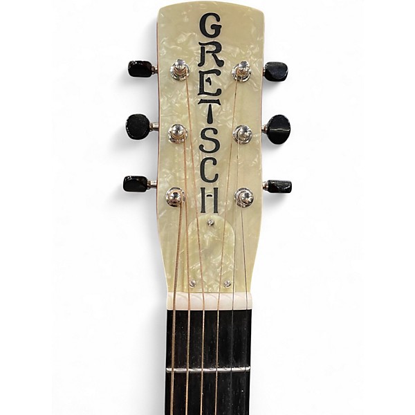 Used Gretsch Guitars G9201 Honeydipper Metal Round Neck Silver Resonator Guitar
