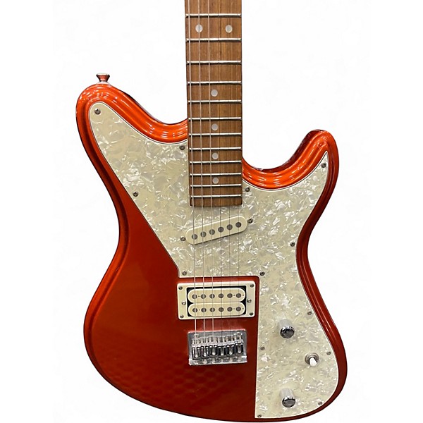 Used Peavey Retro Fire Orange Solid Body Electric Guitar