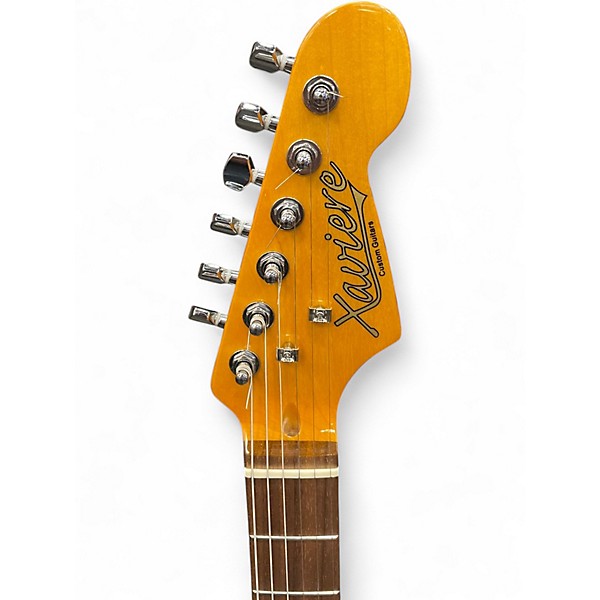 Used Xaviere Strat Model Shell Pink Solid Body Electric Guitar