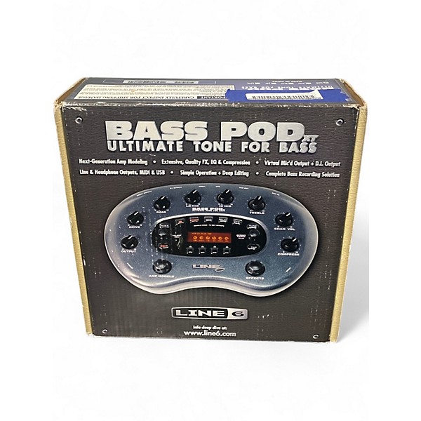 Used 2005 Line 6 Bass POD XT Bass Effect Pedal