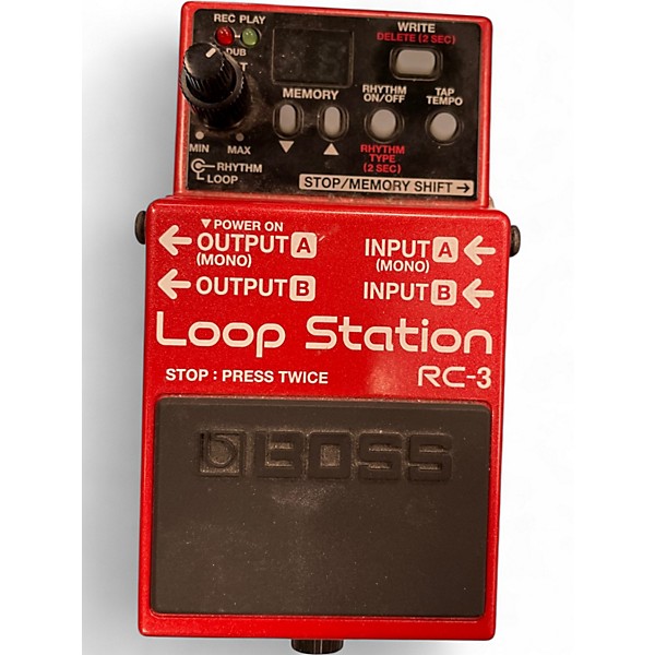Used BOSS RC3 Loop Station Pedal