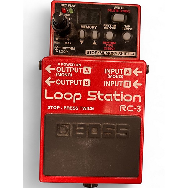Used BOSS RC3 Loop Station Pedal