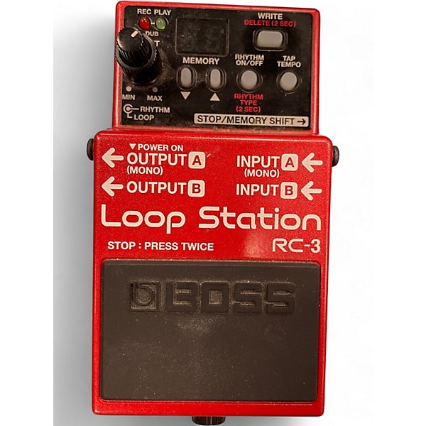 Used BOSS RC3 Loop Station Pedal
