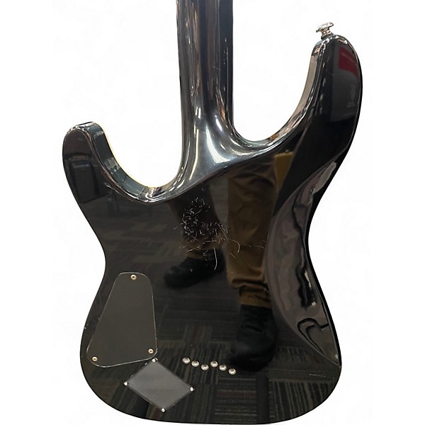 Used Schecter Guitar Research C1 ELITE Black Solid Body Electric Guitar