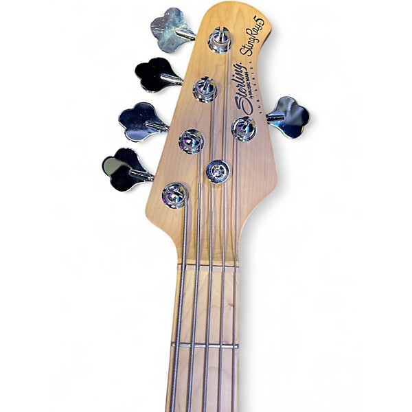 Used Sterling by Music Man StingRay RAY5 Black Electric Bass Guitar