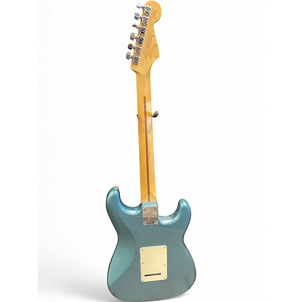 Used Fender Player Stratocaster Left Handed blue Solid Body Electric Guitar