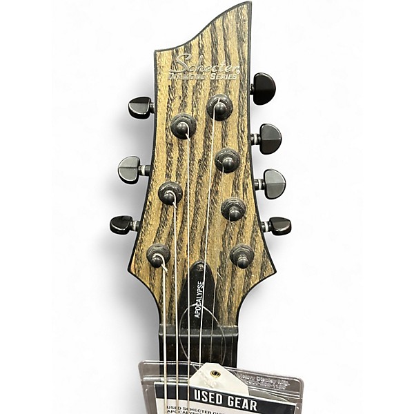 Used Schecter Guitar Research C7 APOCALYPSE Charcoal Gray Solid Body Electric Guitar