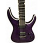Used ESP LTD MH1000 Deluxe Trans Purple Solid Body Electric Guitar
