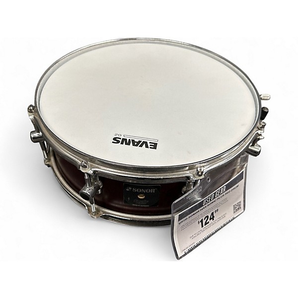 Used SONOR 14X5 SONIC PLUS Red Drum
