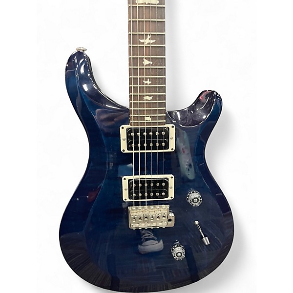 Used 2010s PRS Custom 24 Blue Solid Body Electric Guitar
