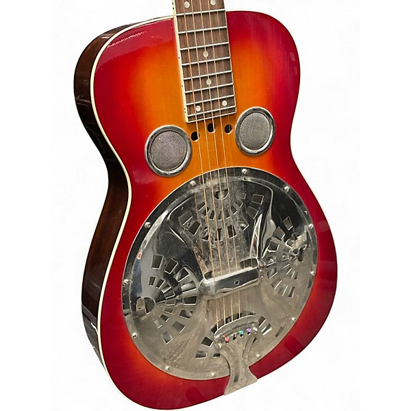 Used Regal RD40CHS Square Neck Studio 2 Color Sunburst Resonator Guitar