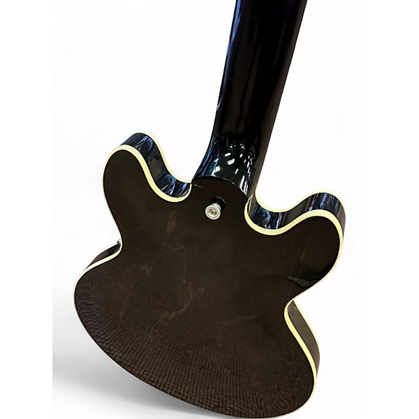 Used Gibson ES339 Trans Black Hollow Body Electric Guitar