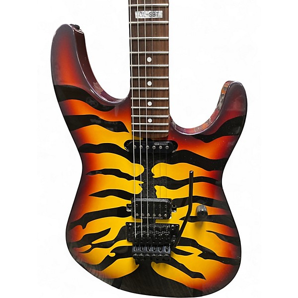 Used ESP LTD GLSBT GEORGE LYNCH MODED TIGER  Solid Body Electric Guitar
