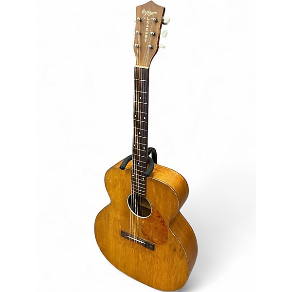 Vintage 1960s Kay/orpheum Leader Natural Acoustic Guitar