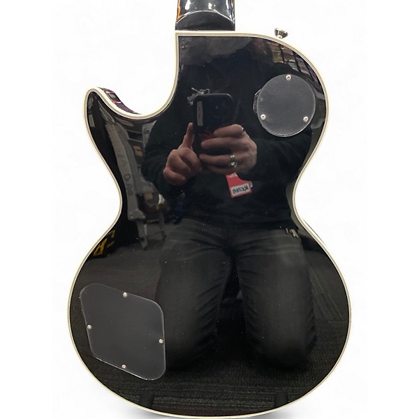 Used Epiphone Les Paul Custom Silverburst Solid Body Electric Guitar