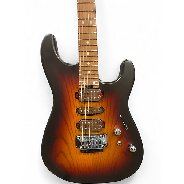 Used Charvel Guthrie Govan Signature MJ Series San Dimas SD24 CM 3 Tone Sunburst Solid Body Electric Guitar