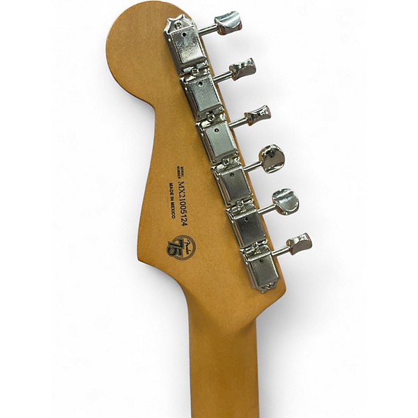 Used Fender  Noventa Stratocaster Surf Green Solid Body Electric Guitar