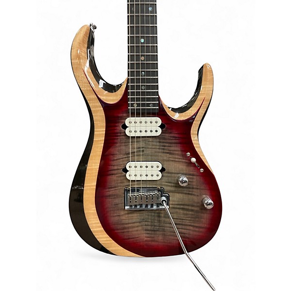 Used Cort X700DUALITYII Lava Burst Solid Body Electric Guitar