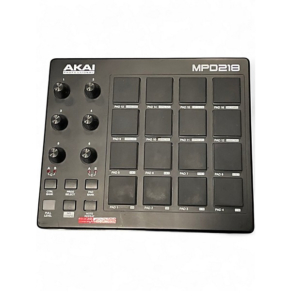 Used Akai Professional MPD218 MIDI Controller