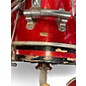 Used 1966 Ludwig 4 Piece Club Date Red Sparkle Drum Kit