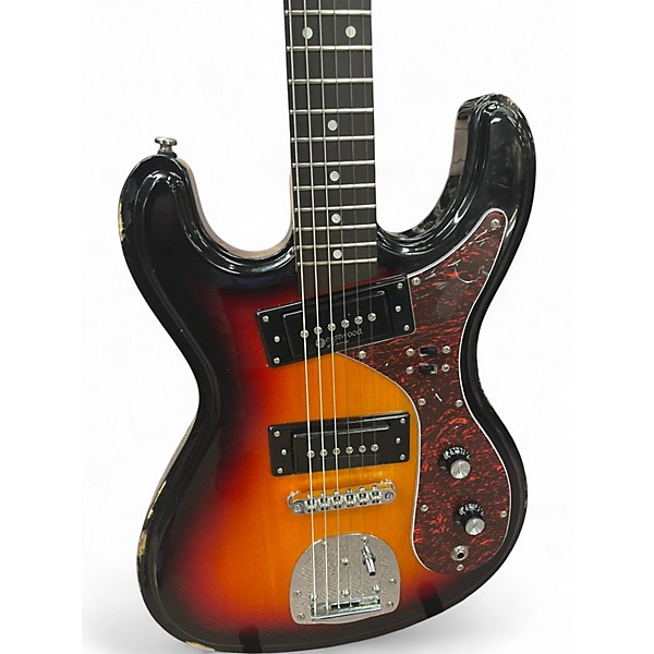 Used Eastwood UNIVOX HI FLIER REISSUE 3 Color Sunburst Solid Body Electric Guitar