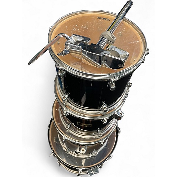 Used Mapex 4 Piece Venus Series Black Drum Kit