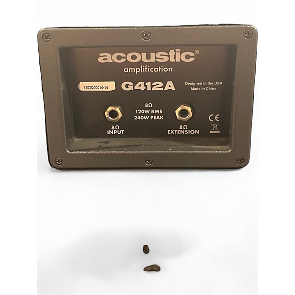 Used Acoustic G412A 4x12 Slant Guitar Cabinet