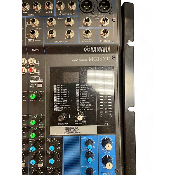 Used Yamaha MG16XU Unpowered Mixer
