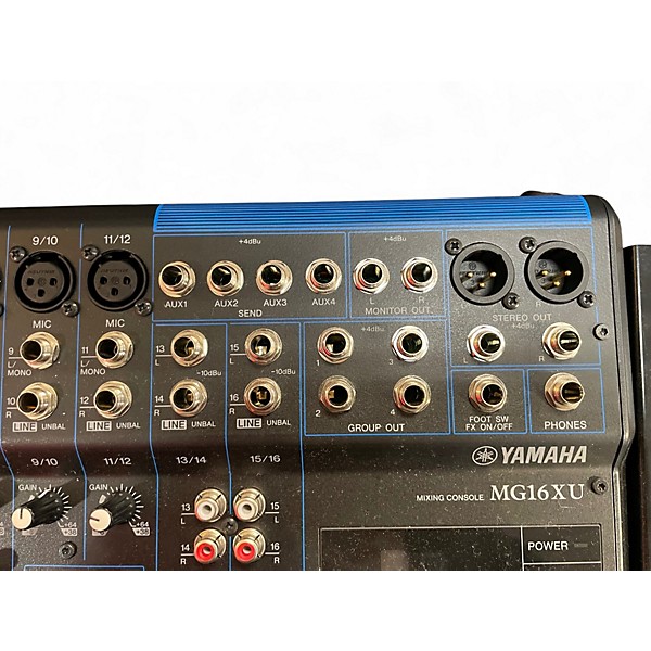 Used Yamaha MG16XU Unpowered Mixer