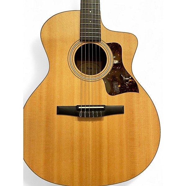 Used Taylor 214CEN Natural Classical Acoustic Electric Guitar