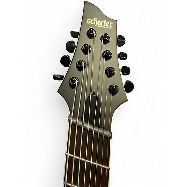 Used Schecter Guitar Research C-8 MS SLS Elite Evil Twin 2ND SATIN BLACK Solid Body Electric Guitar