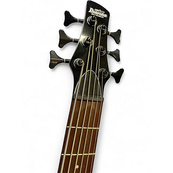 Used Ibanez GSR206 6 String GREY BURST Electric Bass Guitar
