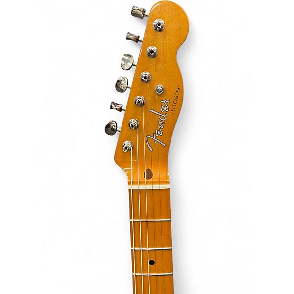 Used Fender Classic Player Baja Telecaster Metallic Gold Solid Body Electric Guitar