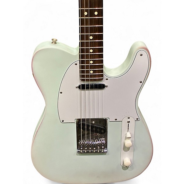Used 2019 Fender American Performer Telecaster Sonic Blue Solid Body Electric Guitar