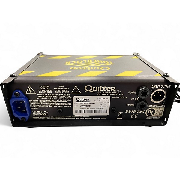 Used Quilter Labs TONE BLOCK 201 Solid State Guitar Amp Head