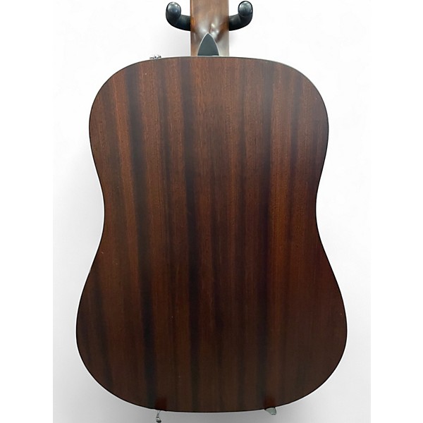 Used Fender CD100 Left Handed Natural Acoustic Guitar