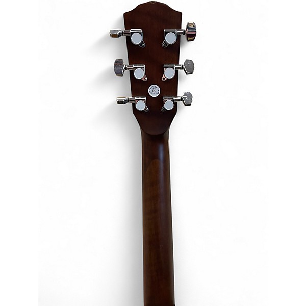 Used Fender CD100 Left Handed Natural Acoustic Guitar